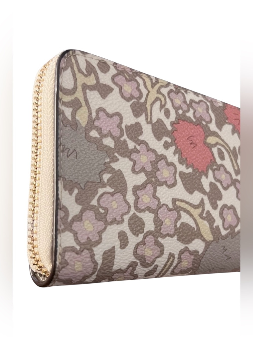 Coach Slim Accordion Floral Zip Wallet, NWT - Picture 14 of 15